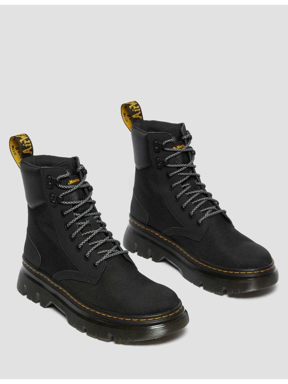 Dr. Martens Black Lace-Up Combat Boots